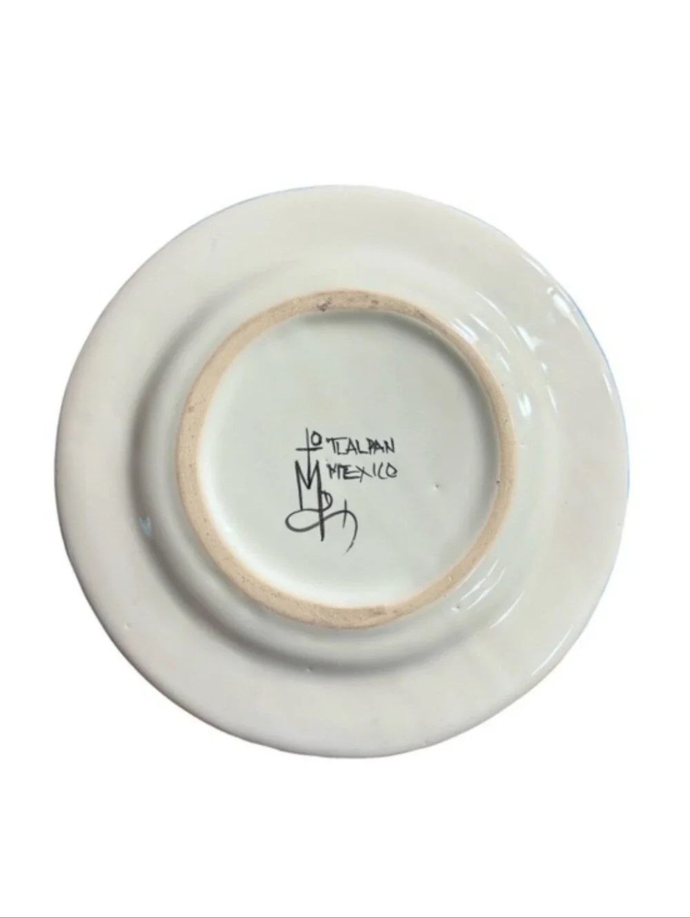 HANDMADE Painted Ceramic Plate Little Prince Illustration Tlalpan Mexico VINTAGE